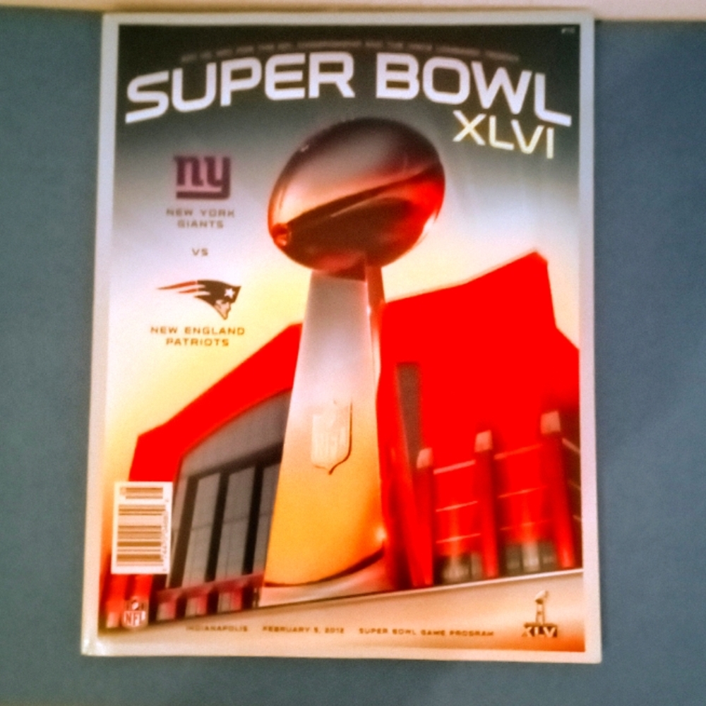 Official NFL Super Bowl XLVI 2012 Game Program